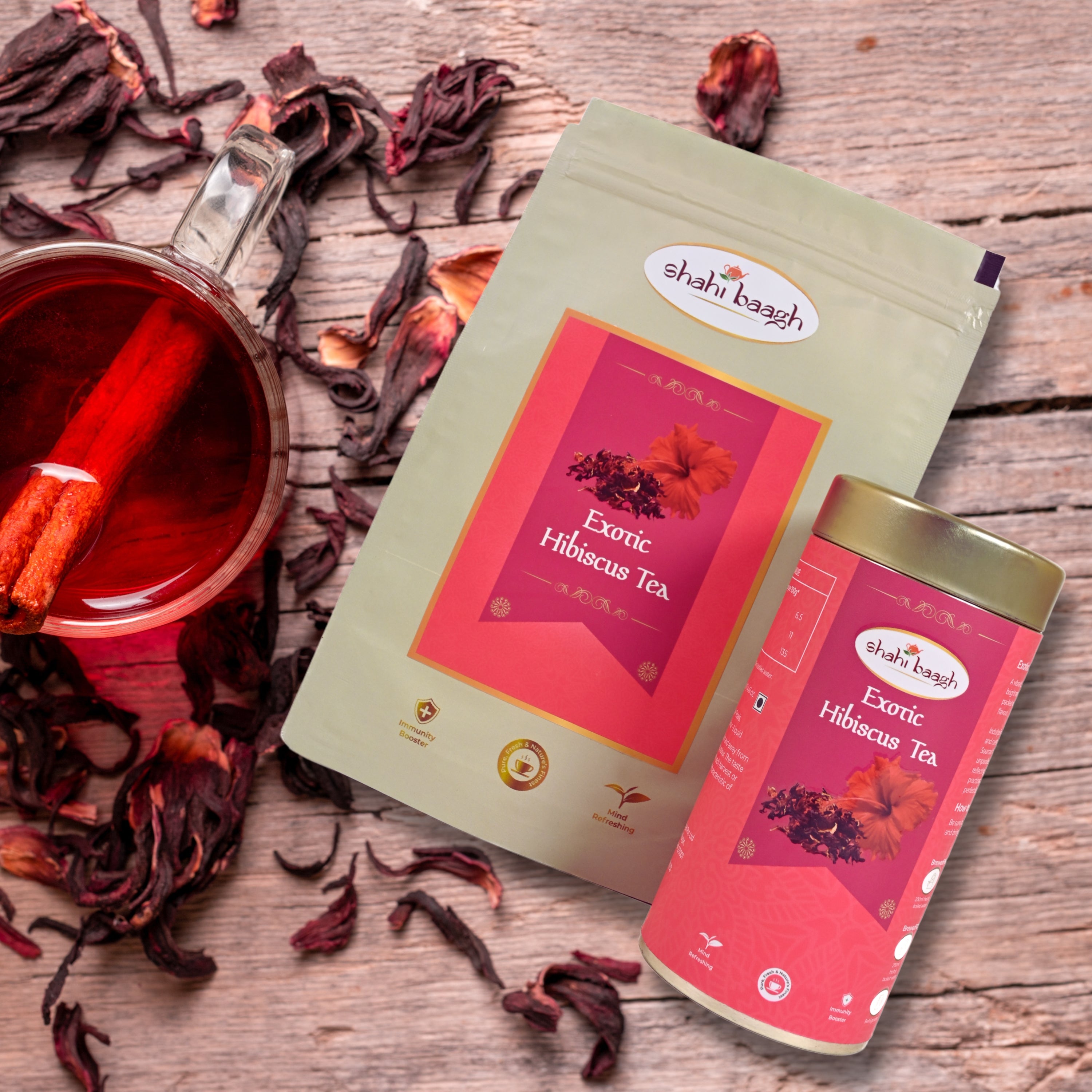 Hibiscus Tea Bags – Skin Glow & Healthy Heart