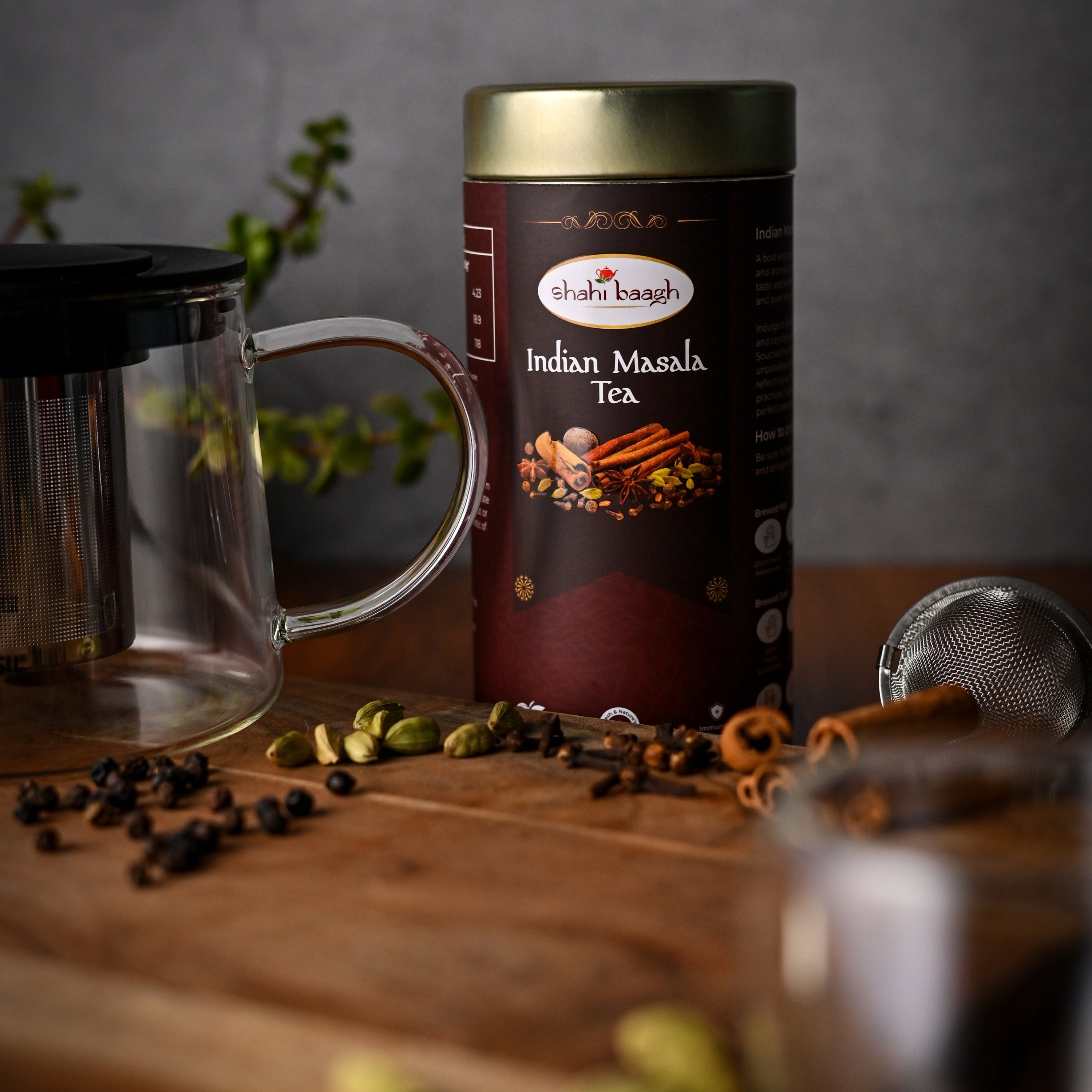 Indian Masala Tea – Natural Spices Loose Leaf | Authentic Spiced Black Tea