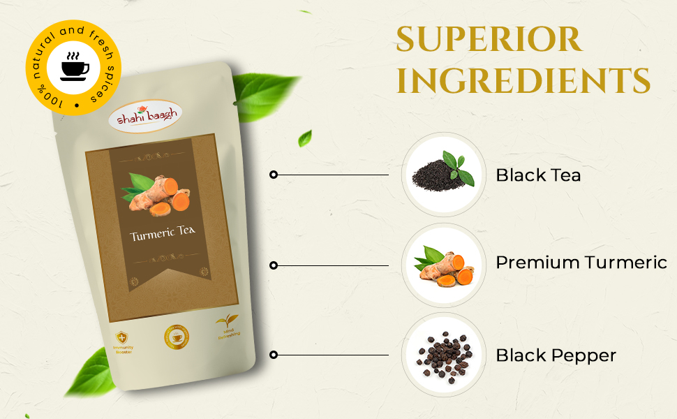 Superior Ingredients of Turmeric Tea